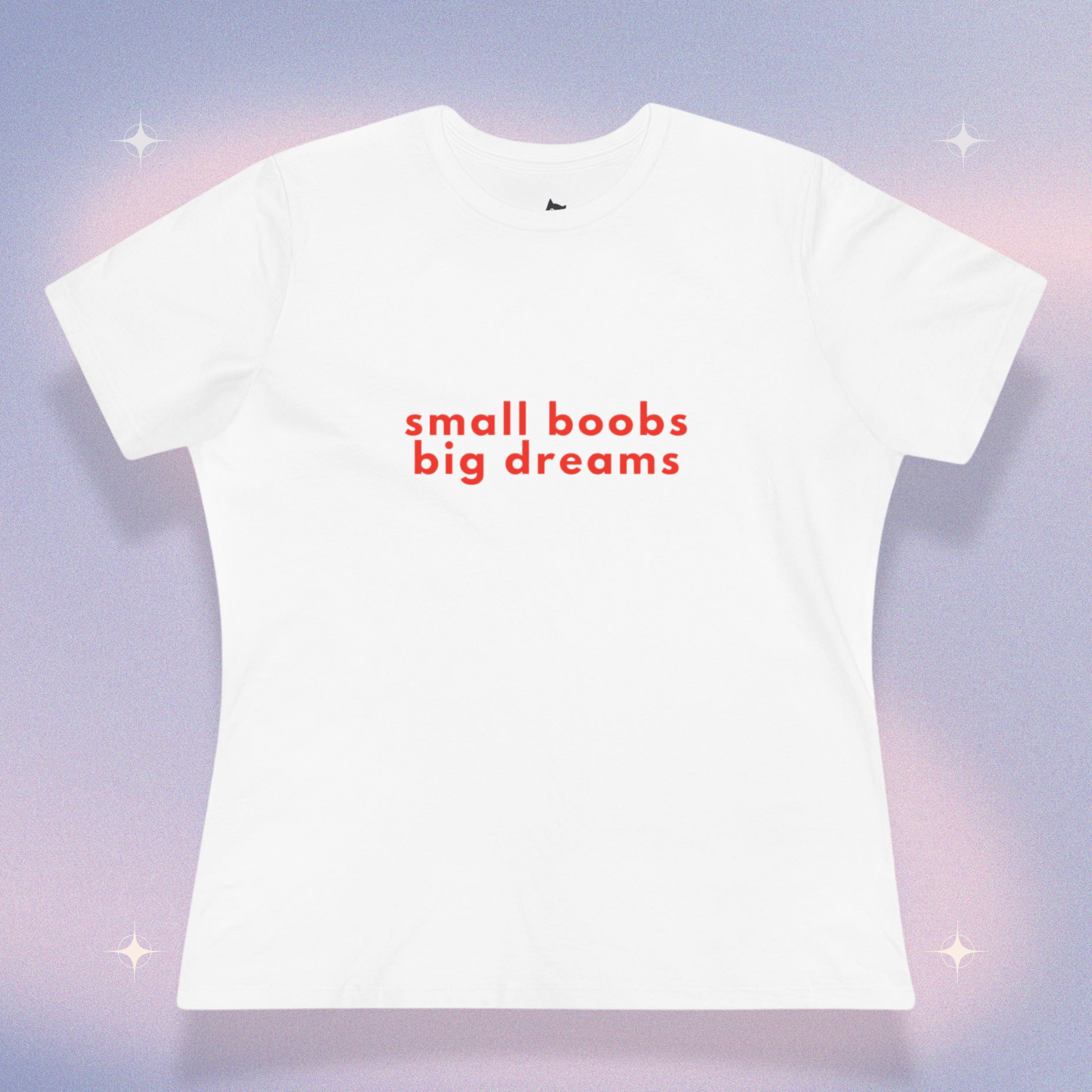 Small Boobs, Big Dreams | Baby Tee - The Meow Meow Club